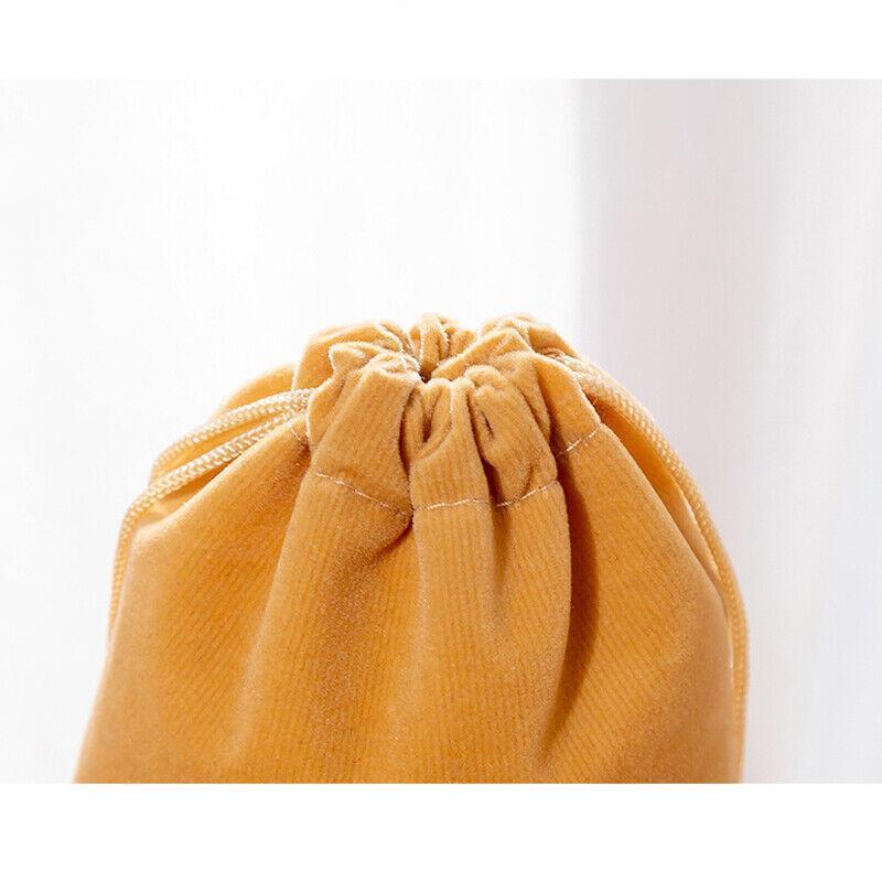 50X Small Velvet Cloth Drawstring Bags Gift Bag Jewelry Ring Pouch Earring Favor 7x9 - Pink