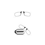 Thin Easy Carry Ultra Nose Clip Optics Presbyopic Ultralight Reading Glasses - +1.50