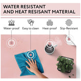 Mouse & Accessories: Large Leather Gaming Mouse Pad Waterproof Desk Keyboard Mat 120 x 60cm - Light Green