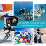 Camera Accessories: Waterproof Housing Case for GoPro Hero 3 Plus 4 Clear Protective Diving Shell - For GoPro Hero 3+