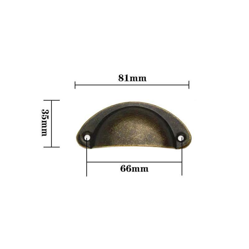 Door Hardware: 30X Modern Cup Cabinet Handle Knob Drawer Furniture Door Pull Shell Cupboard - Bronze