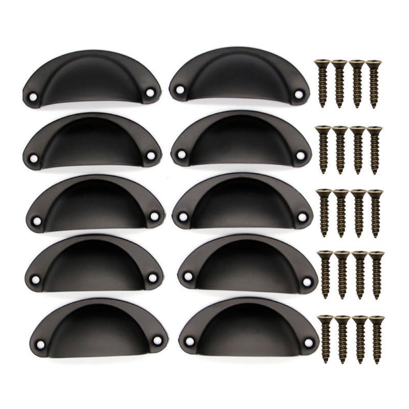 Door Hardware: 30X Modern Cup Cabinet Handle Knob Drawer Furniture Door Pull Shell Cupboard - Bronze