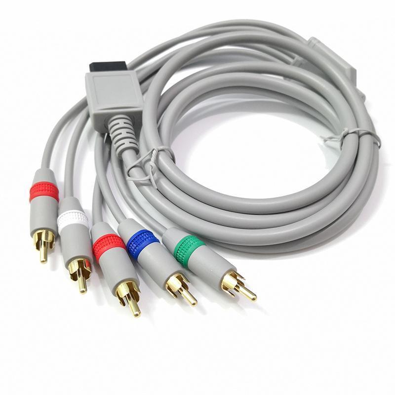 Mouse & Accessories: HDTV 5 RCA Component HD TV Audio Video Cable for Nintendo Wii amp WiiU U Console
