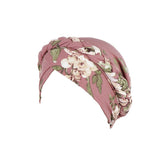 Women's Accessories: Women Floral Turban Head Wrap Cap Comfortable Chemo Headscarf Headwear - Black and white grid