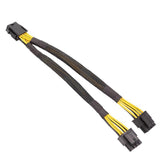 8Pin ATX 12v CPU EPS Power Extension Splitter Cable Adapter Motherboard copper