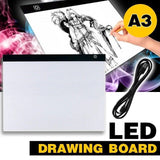 A3 LED Light Copy Tracing Art Tattoo Box Stencil Board Drawing Design Table Pad
