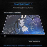 A3 LED Light Copy Tracing Art Tattoo Box Stencil Board Drawing Design Table Pad
