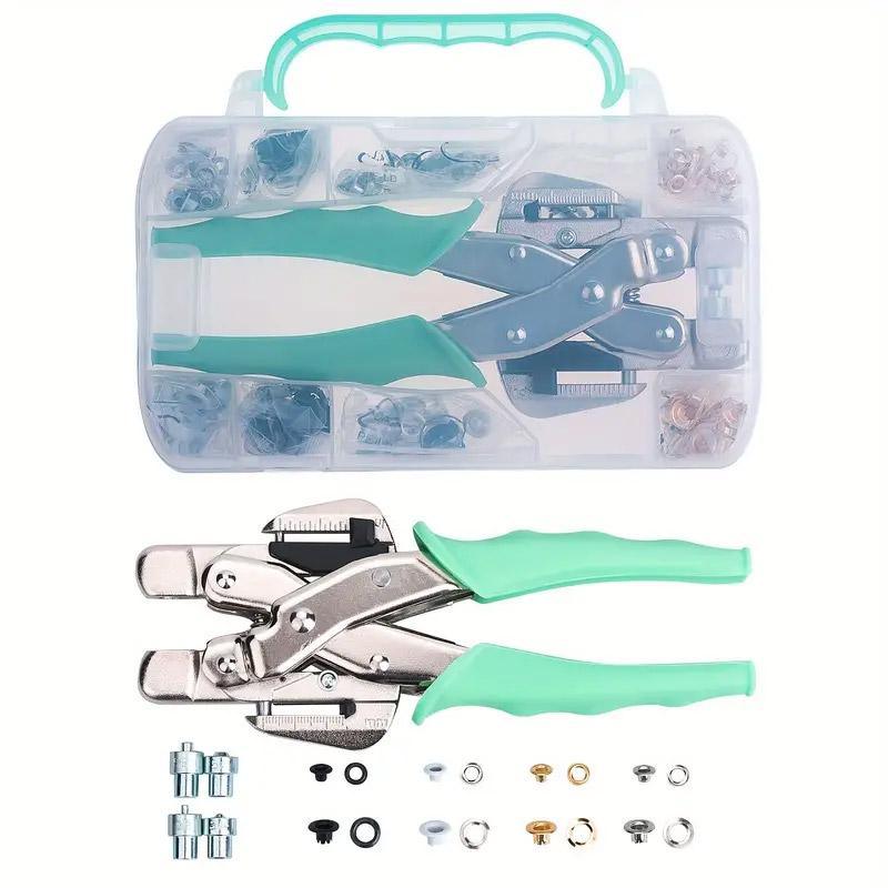 Hand Tools: Air Eye Pliers Multi Function Variable Punching Pliers for Leather Craft DIY Use