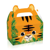24X Jungle Safari Animal Gift Boxes Bag Favour Present Wrapping Candy Cookie Box