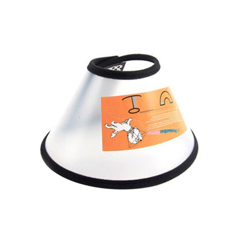 Pet ID Tags: Pet Cat Dog Protective Cone Collar Elizabethan E Collar Wound Healing Recovery - 2 Plus