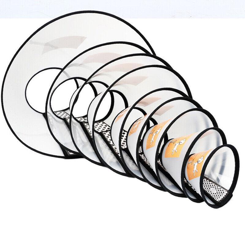 Pet ID Tags: Pet Cat Dog Protective Cone Collar Elizabethan E Collar Wound Healing Recovery - 7