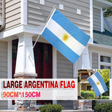 150 x 90cm Large Argentina Flag Argentine Argentinian National Outdoor Festival