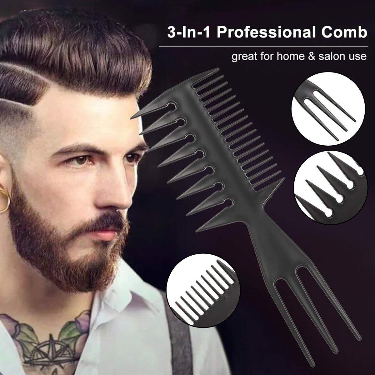 Hair Styling Tools: 3 in 1 Hair Comb Styling Tool for Salon and Home Use Professional Quality