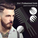 3 in 1 Hair Comb Styling Tool for Salon and Home Use Professional Quality