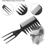3 in 1 Hair Comb Styling Tool for Salon and Home Use Professional Quality