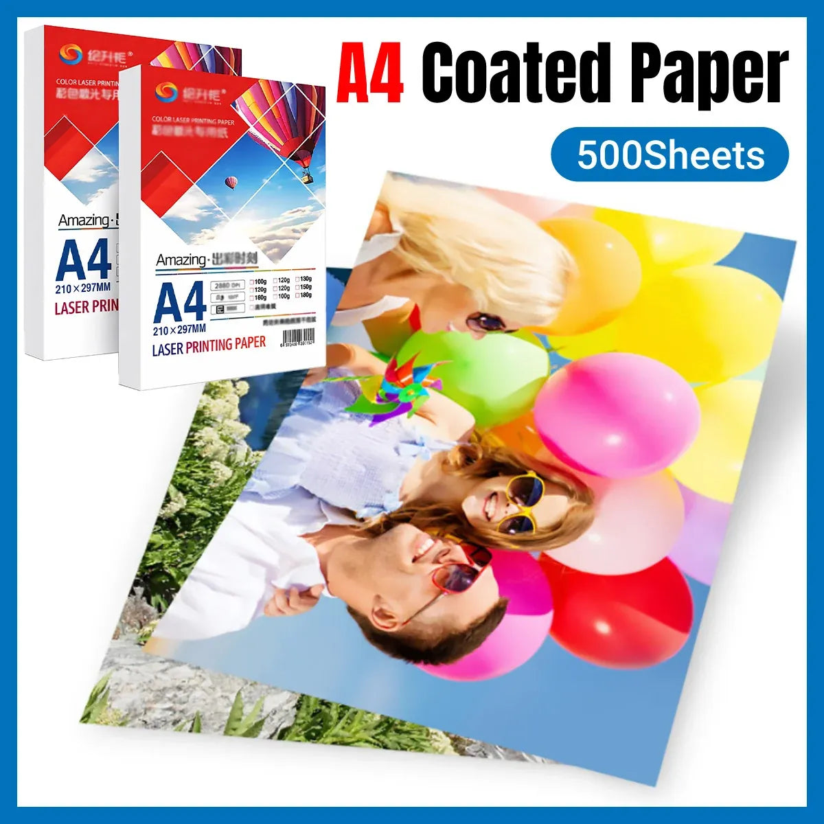 500Sheets A4 Laser Print Paper Premium High Quality For Clear Printing Use - 200GSM