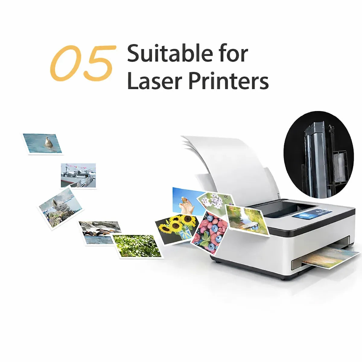 500Sheets A4 Laser Print Paper Premium High Quality For Clear Printing Use - 200GSM