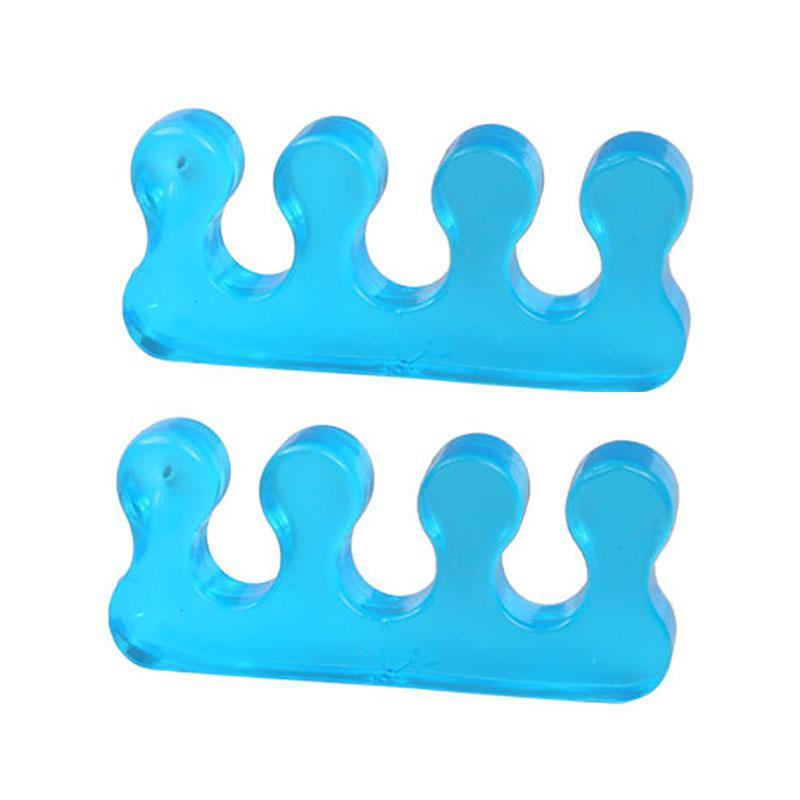 Nail Care: Reusable Soft Silicon Toe Finger Separator Nail Art Pedicure Polish Tool Au - 1Pair