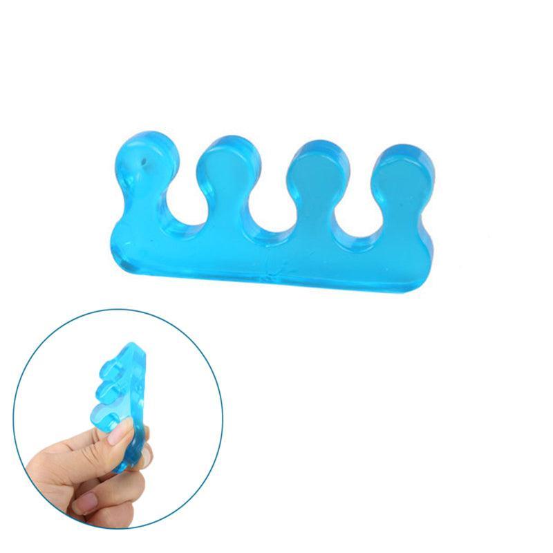 Nail Care: Reusable Soft Silicon Toe Finger Separator Nail Art Pedicure Polish Tool Au - 1Pair