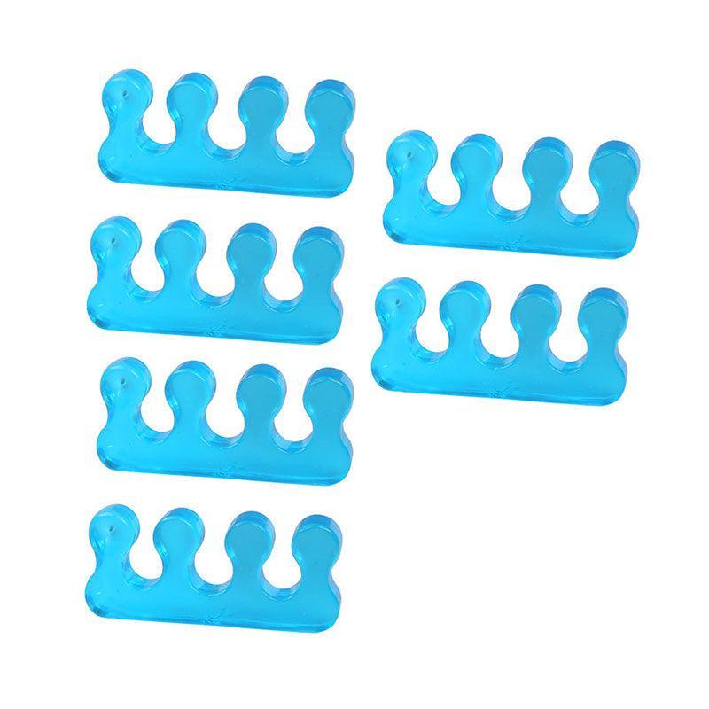 Nail Care: Reusable Soft Silicon Toe Finger Separator Nail Art Pedicure Polish Tool Au - 1Pair