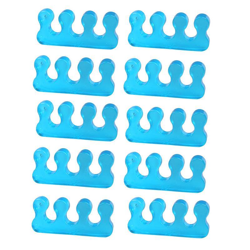 Nail Care: Reusable Soft Silicon Toe Finger Separator Nail Art Pedicure Polish Tool Au - 1Pair