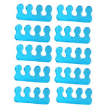 Nail Care: Reusable Soft Silicon Toe Finger Separator Nail Art Pedicure Polish Tool Au - 1Pair