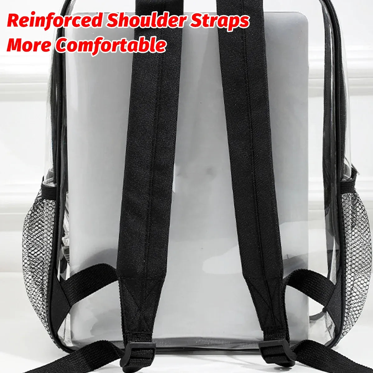 Transparent Backpack Schoolbag Large Capacity Storage Bag For School And Travel