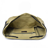 Backpacks: Unisex Retro Rucksack Large Capacity Travel Bag Leisure Backpack Schoolbag - Khaki