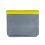 10 Pack Reusable Frosted PEVA Food Storage Bags Resealable Ziplock Freezer Safe - Blue