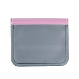 10 Pack Reusable Frosted PEVA Food Storage Bags Resealable Ziplock Freezer Safe - Pink