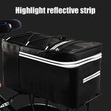 Bicycle Bags: Bike Saddle Bag Waterproof Cycling Tail Bag Backseat Storage Riding Equipment
