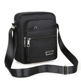 Backpacks: Mens Crossbody Shoulder Bag Travel Messenger Bag Casual Handbag for Boys and Men - Green-4 zippers