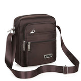 Backpacks: Mens Crossbody Shoulder Bag Travel Messenger Bag Casual Handbag for Boys and Men - Green-6 zippers