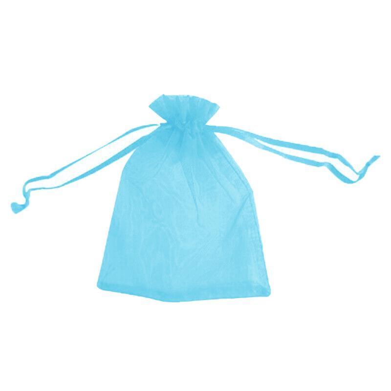 Clothing & Wardrobe Storage: 50 pcs Organza Bag Sheer Bags Jewellery Wedding Candy Packaging Sheer Bags 7*9 cm - Fruit Green/50PCS