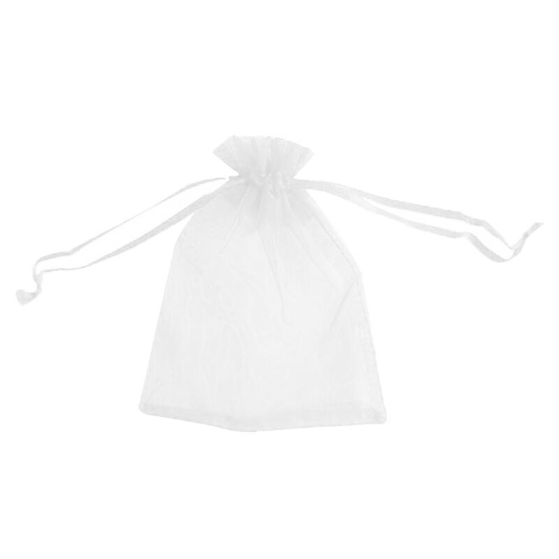 Clothing & Wardrobe Storage: 50 pcs Organza Bag Sheer Bags Jewellery Wedding Candy Packaging Sheer Bags 7*9 cm - Fruit Green/50PCS