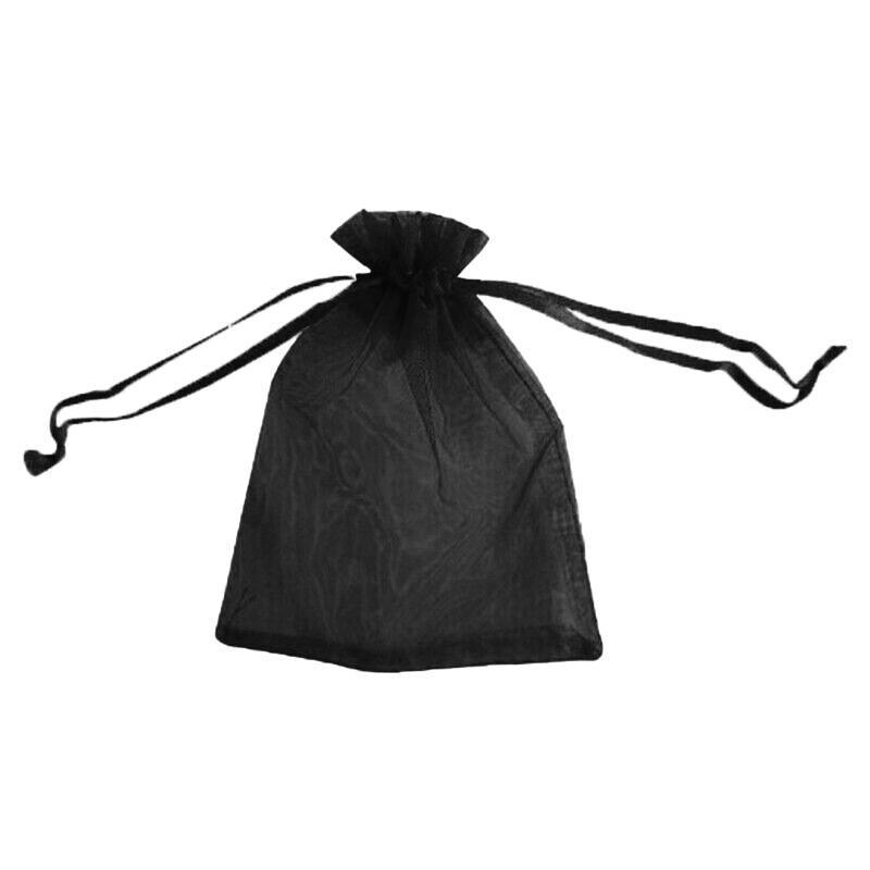 Clothing & Wardrobe Storage: 50 pcs Organza Bag Sheer Bags Jewellery Wedding Candy Packaging Sheer Bags 7*9 cm - Yellow/50PCS