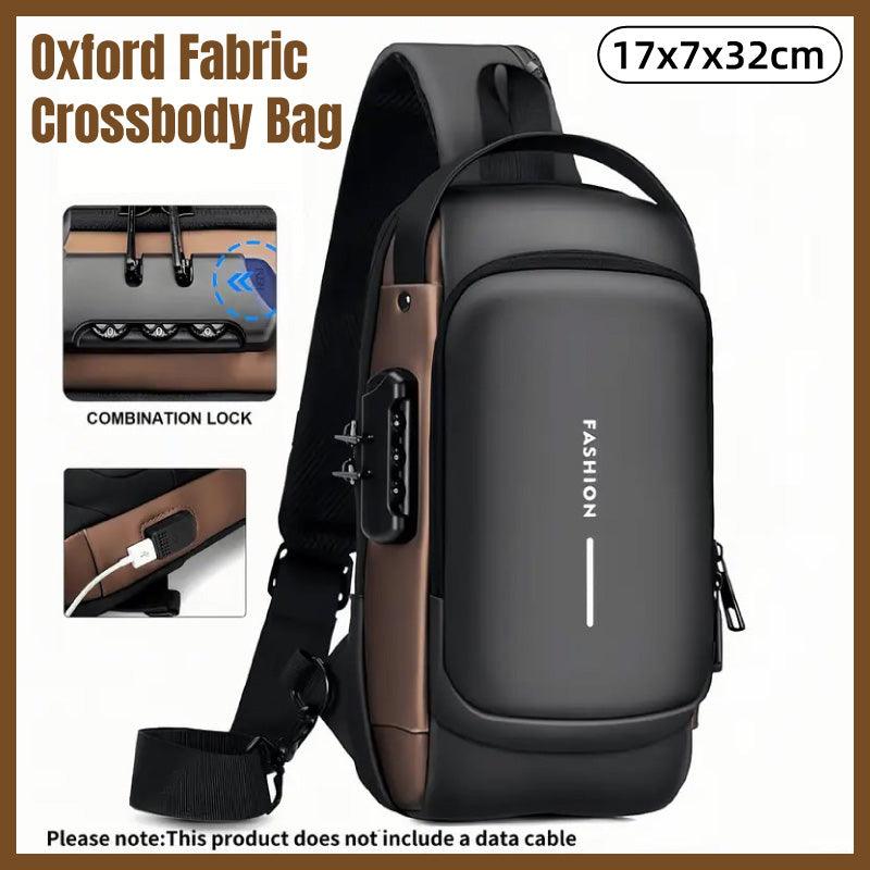 Backpacks: Multi-Function Password Lock Shoulder Bag Anti-Theft Crossbody Sling Bag Travel