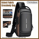 Backpacks: Multi-Function Password Lock Shoulder Bag Anti-Theft Crossbody Sling Bag Travel