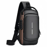 Backpacks: Multi-Function Password Lock Shoulder Bag Anti-Theft Crossbody Sling Bag Travel