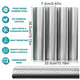 Bakeware & Accessories: Non-stick French Baguette Pan Bread Baking Mould Loaves Mold Cooking Steel Tray