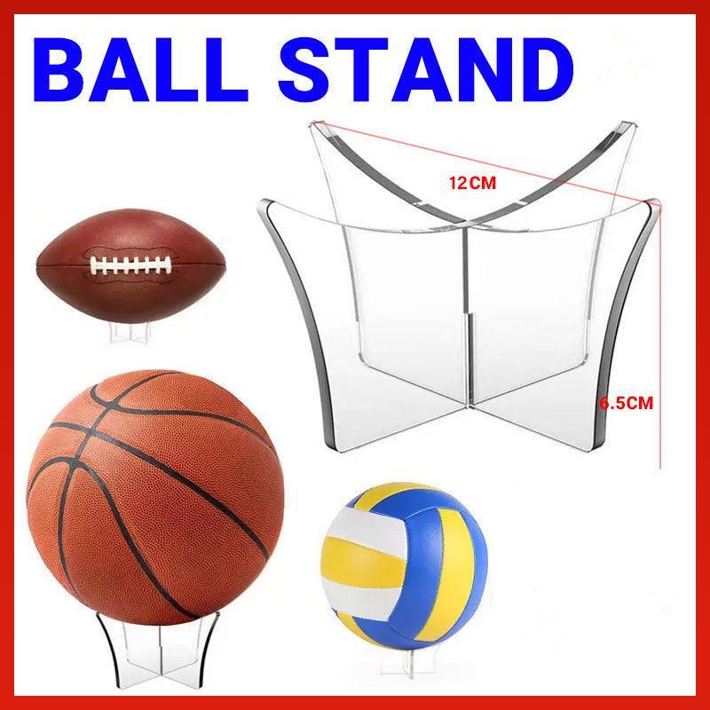 Sport DVDs & Blu-rays: 12Cm Clear Acrylic Ball Stand Holder Display Rugby Basketball Football Soccer