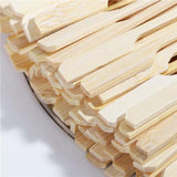 Activity Games: Bamboo Wooden Catering Paddle Skewers Disposable Finger Food Cocktail BBQ