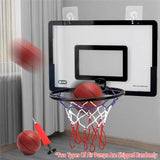 Basketball & Basketball Accessories: Wall Mounted Foldable Basketball Stand Indoor Outdoor Hoop Frame for Young Players