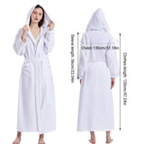 Bath Towels & Robes: Hotel Bathrobe Waffle Hooded Robe Soft Absorbent for Men and Women Unisex Towels