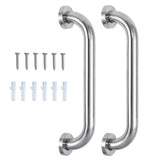 2X Stainless Steel Bathroom Shower Grab Bar Handrail Wall Support Handle