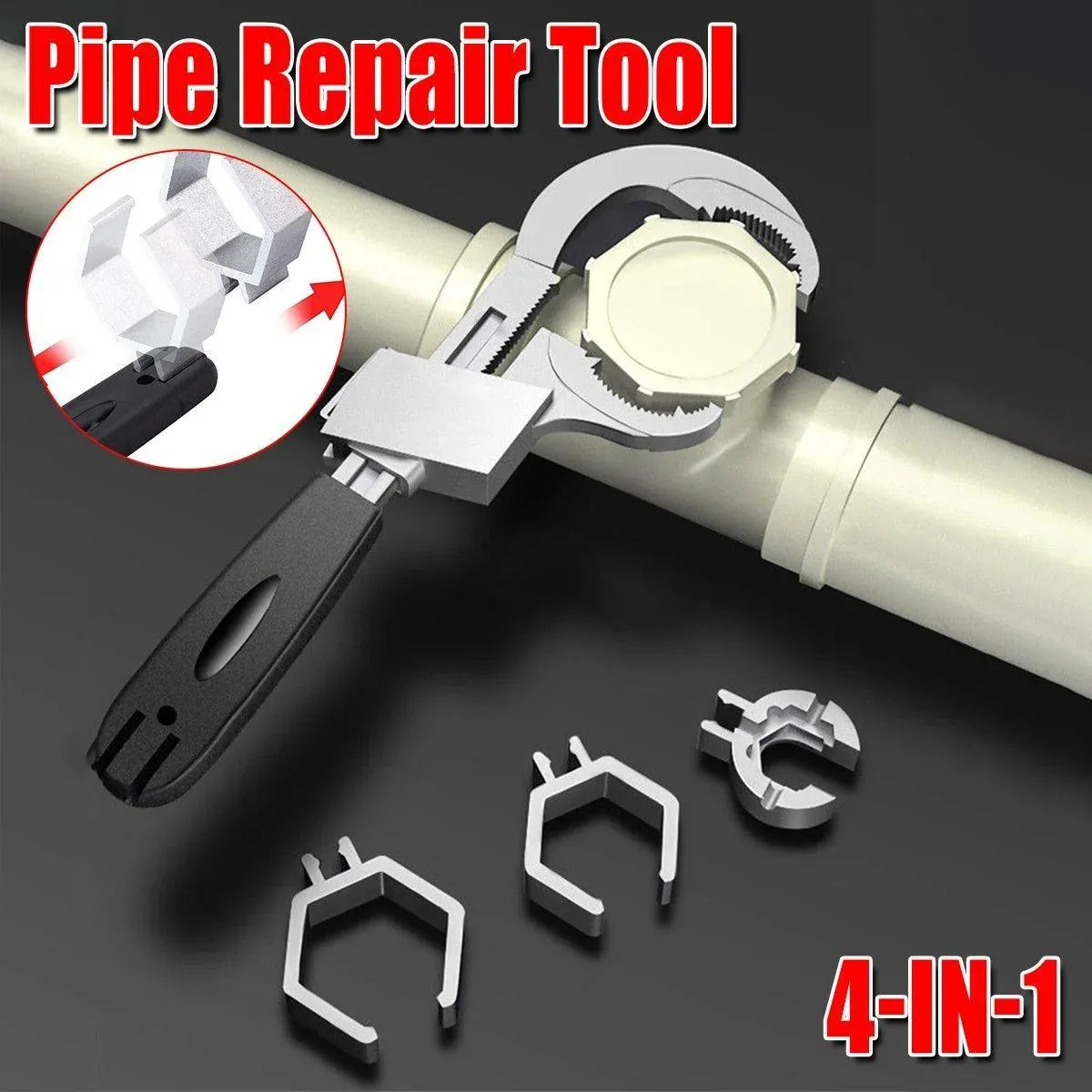 Multifunctional Bathroom Sink Water Pipe Wrench Tool Adjustable Open End Spanner