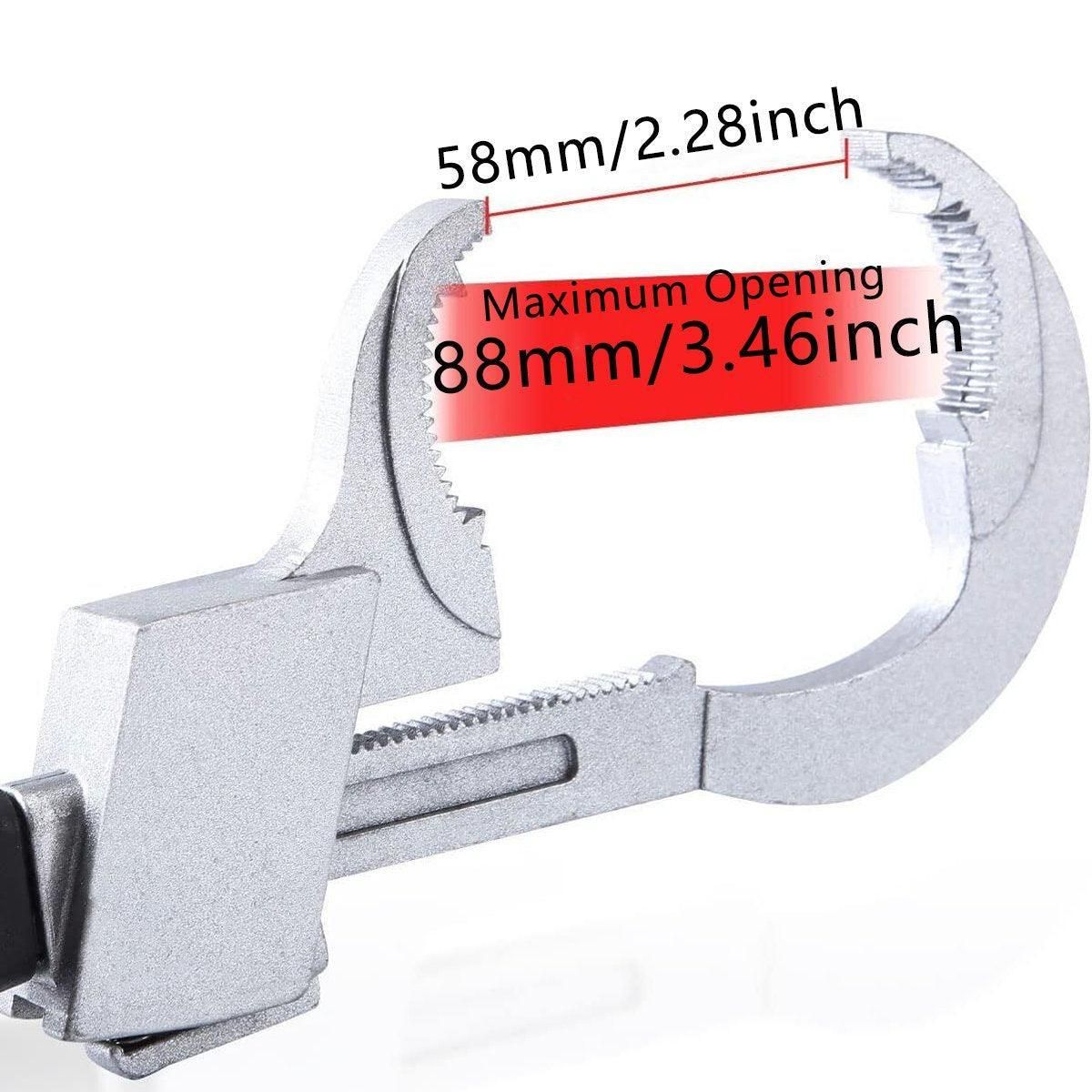 Multifunctional Bathroom Sink Water Pipe Wrench Tool Adjustable Open End Spanner