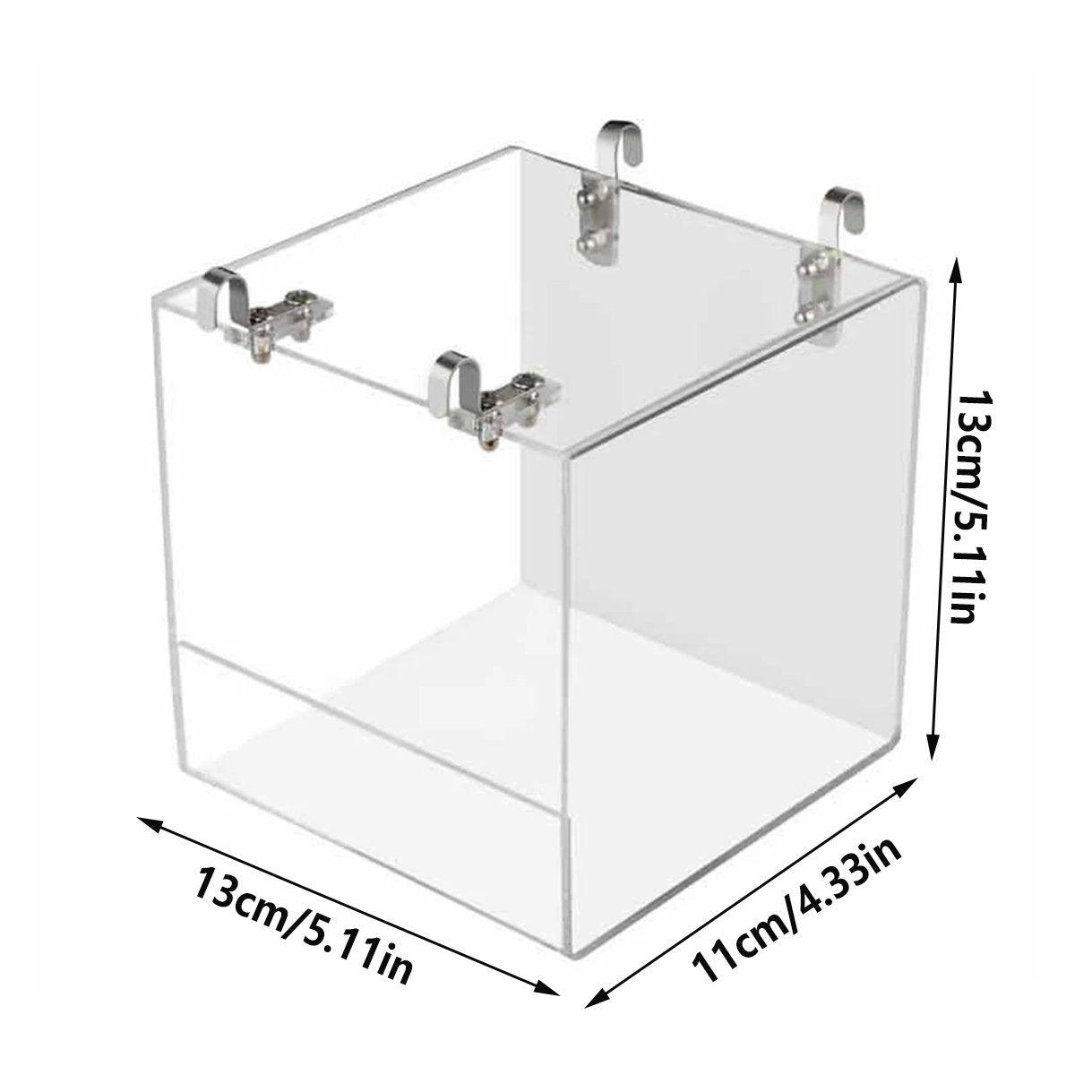 Bird Cage Accessories: Bird Bathing Box Basin for Birds Outdoor Bathing Pool Bird Shower Basin for Pets