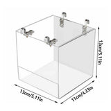 Bird Cage Accessories: Bird Bathing Box Basin for Birds Outdoor Bathing Pool Bird Shower Basin for Pets