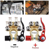 Automotive Repair & Speciality Tools: Heavy Duty Car Battery Terminal Clamp 2PCS Quick Release Brass Connector